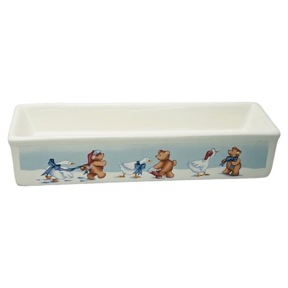 Vintage 1988 House of Lloyd Ceramic "Quacker Dish" Serving Tray - Picture 2 of 12